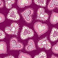 background with scribble hearts N2