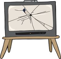 Broken Television