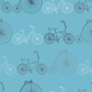 Seamless bicycle background N10