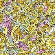 Vector seamless abstract floral decorative pattern N10