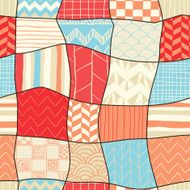 Geometric Hand-drawn Abstract Seamless Background N6