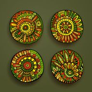 vector floral design elements N3