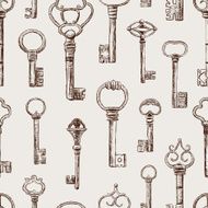 pattern of the old keys