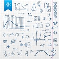 Scientific doodle set N2