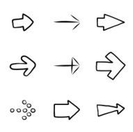 Hand Drawn Arrows N29