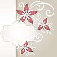Vector Colored Floral Background Hand Drawn Texture N96