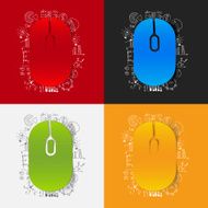 Drawing business formulas mouse N21