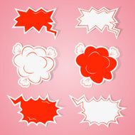 Hand Drawn Speech Bubbles Set N5