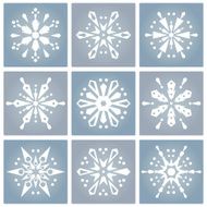Modern Snowflake Set