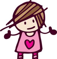 Positive girl