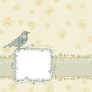 Sketchy Robin Scrapbook page