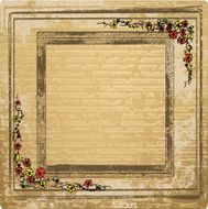 Doodles Flowers on Cardboard