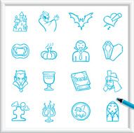 Sketch Icons - Vampire