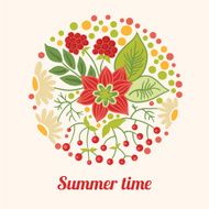 Floral Greeting Card N23