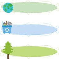 Sketchy Eco Banners