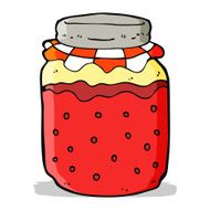 Cartoon Jam Jar N29
