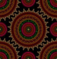 Seamless Mandala Design N8