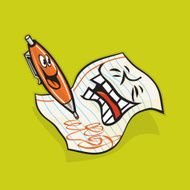 Laughing Pen and Paper