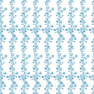 Hand Drawn Doodled Floral Vine Pattern