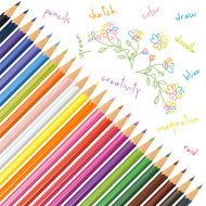 Coloured pencils And Doodled Art