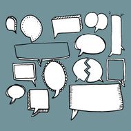 Speech bubbles N35