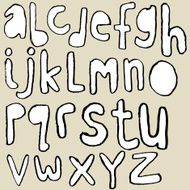 Hand Drawn Alphabet N31