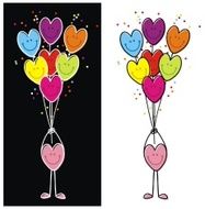 Happy Valentine Balloons
