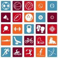 Vector Set of Sport Icons N4