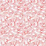 Abstract decorative ornamental seamless pattern Vector illustration Cute handdrawn background
