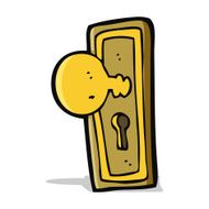 cartoon door knob N25