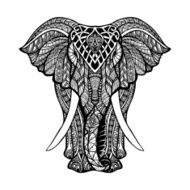 Decorative elephant illustration N8