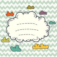 Doodle clouds N5