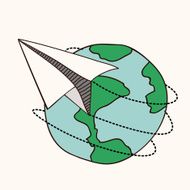 Paper Plane Design N5