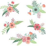 Wedding Flower Bouquet Set