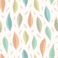 Seamless pattern with leaf N21