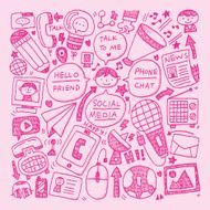 doodle communication background N64