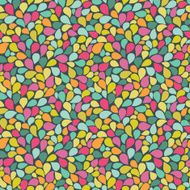 Doodle color drops seamless pattern