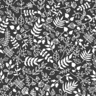 Vector doodle rustic floral pattern N4