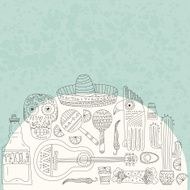 Mexico Card Template N3