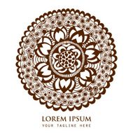 Ornamental round pattern