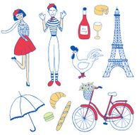 colored paris item