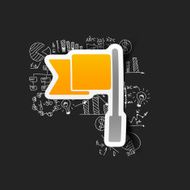 Drawing business formulas flag N16
