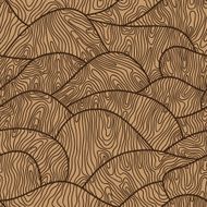 doodle wooden pattern
