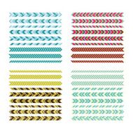 Underlines Simple colour lines Geometric decorative elements for design