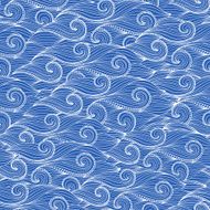 Vector Seamless Pattern of Wave N7
