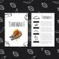 Restaurant menu design N213