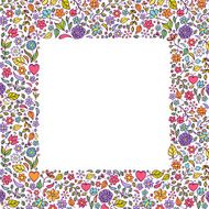 floral frame N19