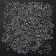 Fast food doodles elements background N3