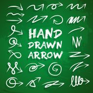 Hand drawn arrow set Vector Illustration Eps 10 N3