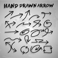 Hand drawn arrow set Vector Illustration Eps 10 N4